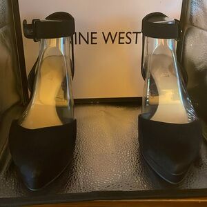 Nine West Black Wedges